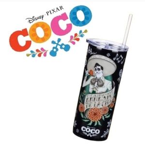 Disney Pixar Coco's Ernesto De La Cruz Stainless Steel Tumbler with Straw